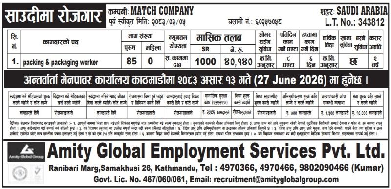 Article Image of job Work Opportunities in Saudi with good salary