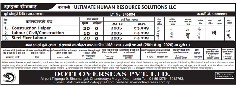 Article Image of job Work Opportunities in UAE with good salary