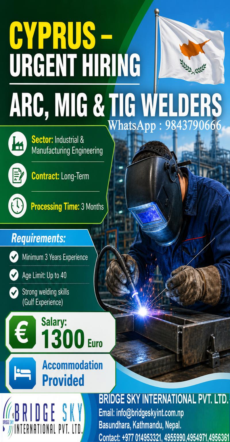 Article Image of job WELDER Jobs in Cyprus !
