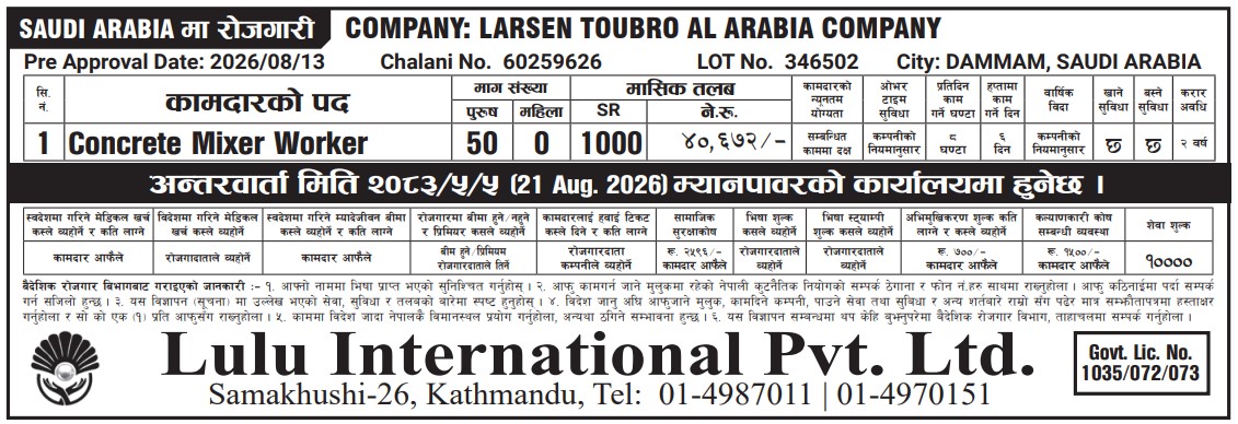 Article Image of job Work Opportunities in Saudi with good salary