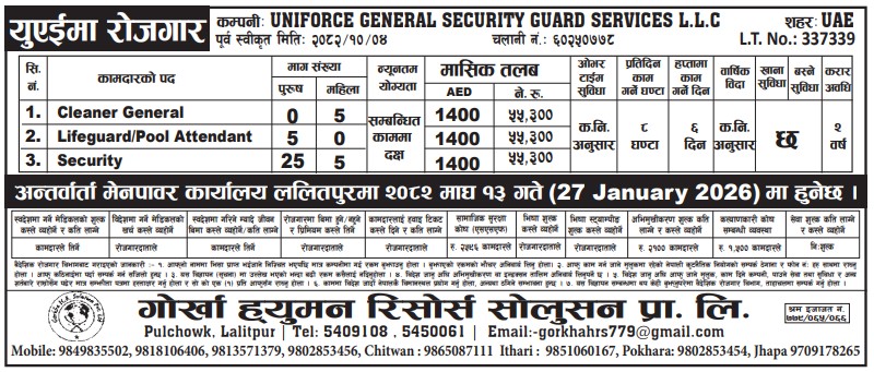 Article Image of job Jobs demand in UAE with good salary