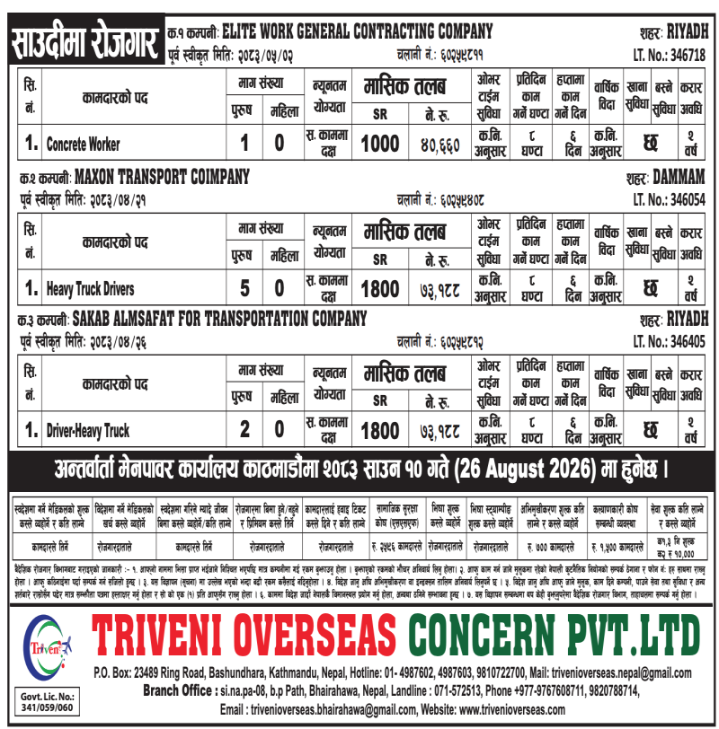 Article Image of job 🇸🇦 Saudi Arabia Job Vacancies: 8 Positions Across 3 Companies