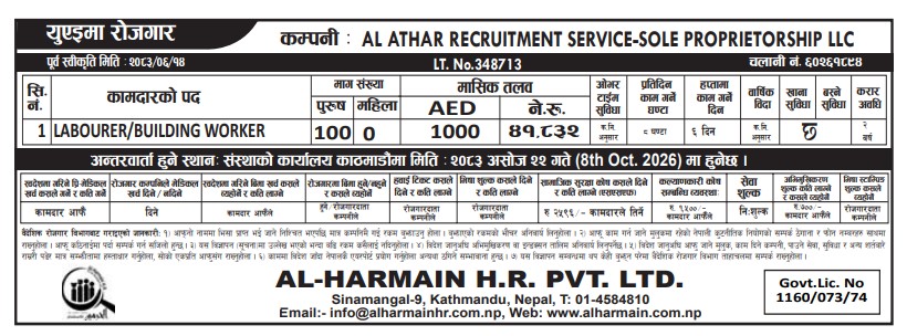 Article Image of job UAE Employment Vacancy for building workers