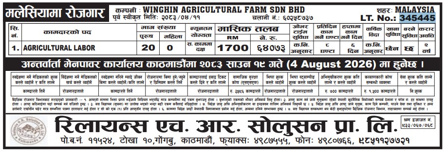 Article Image of job Agricultural Laborer Jobs In Malaysia