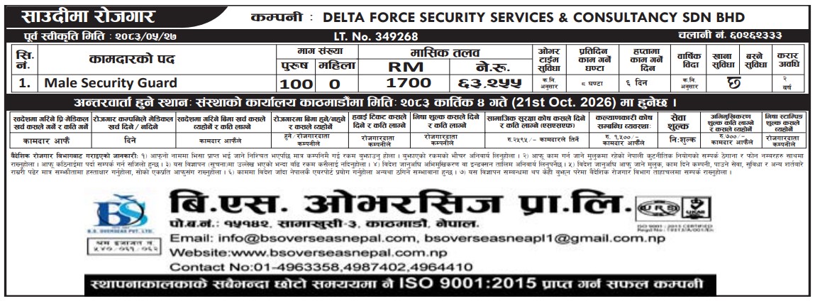 Article Image of job Opportunities for Nepalese workers to work in the Saudi