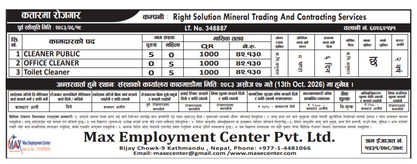 Article Image of job Qatar Jobs Opportunities For Cleaners