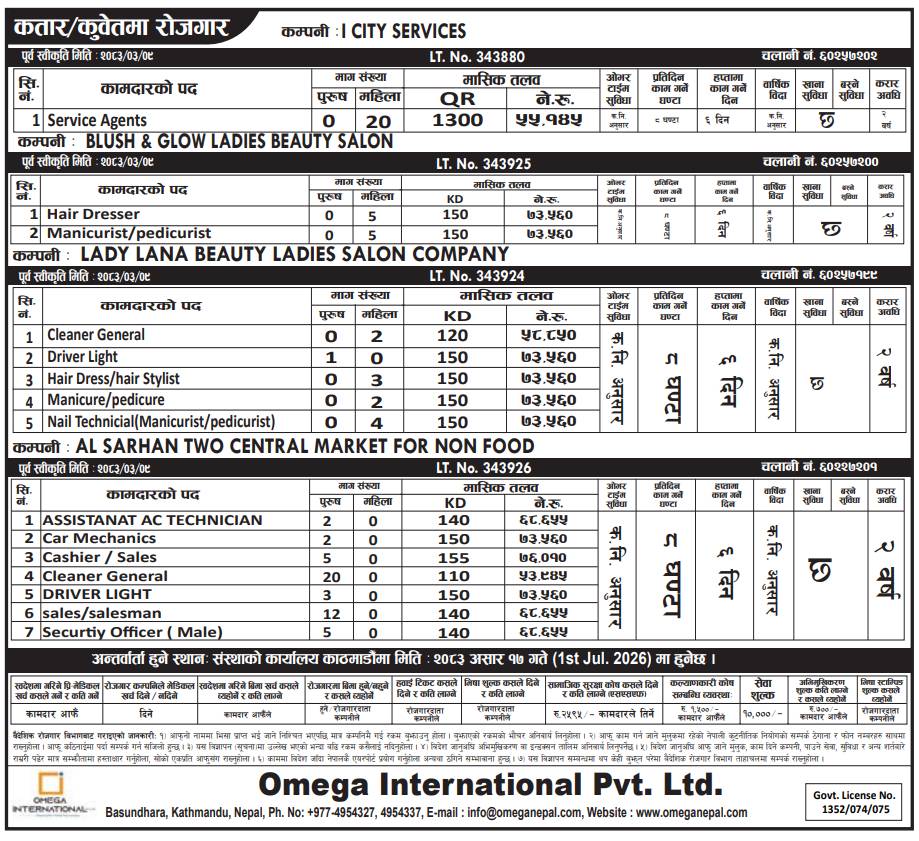 Article Image of job Nepalese Workers: Good salary Packages in Qatar and Kuwait