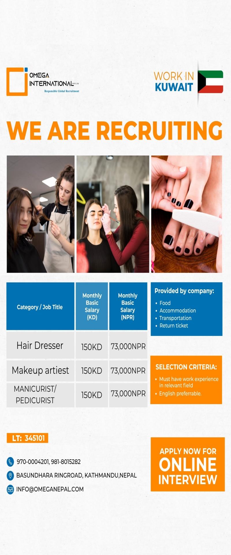 Article Image of job Exciting Beauty Job Opportunities in Kuwait