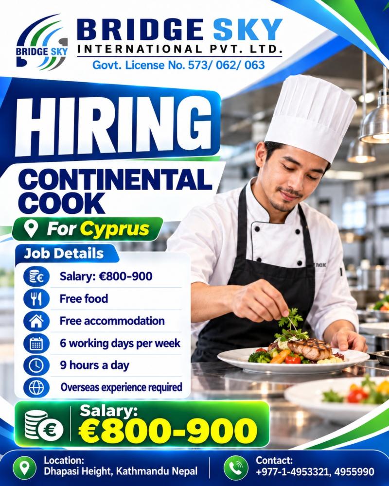 Article Image of job COOK : 5 STAR HOTEL JOBS IN CYPRUS